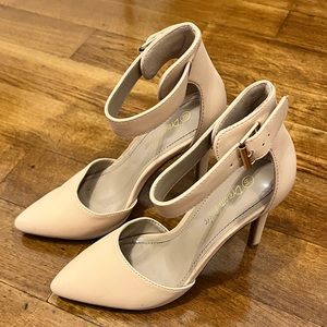 Oppointed-Ankle Women's Pointed Toe Ankle Strap High Heel Stiletto Pumps Shoes